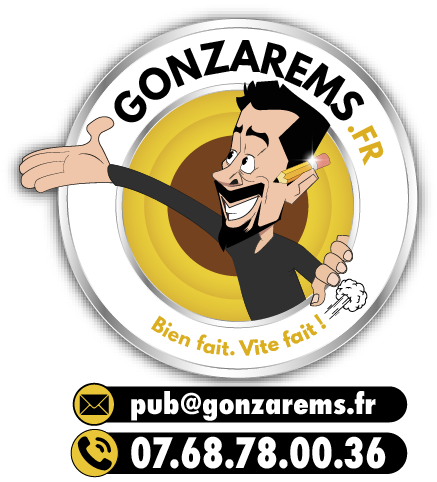Logo Gonzarems - Création de logos, Flyers et publicités ainsi que de sites internets